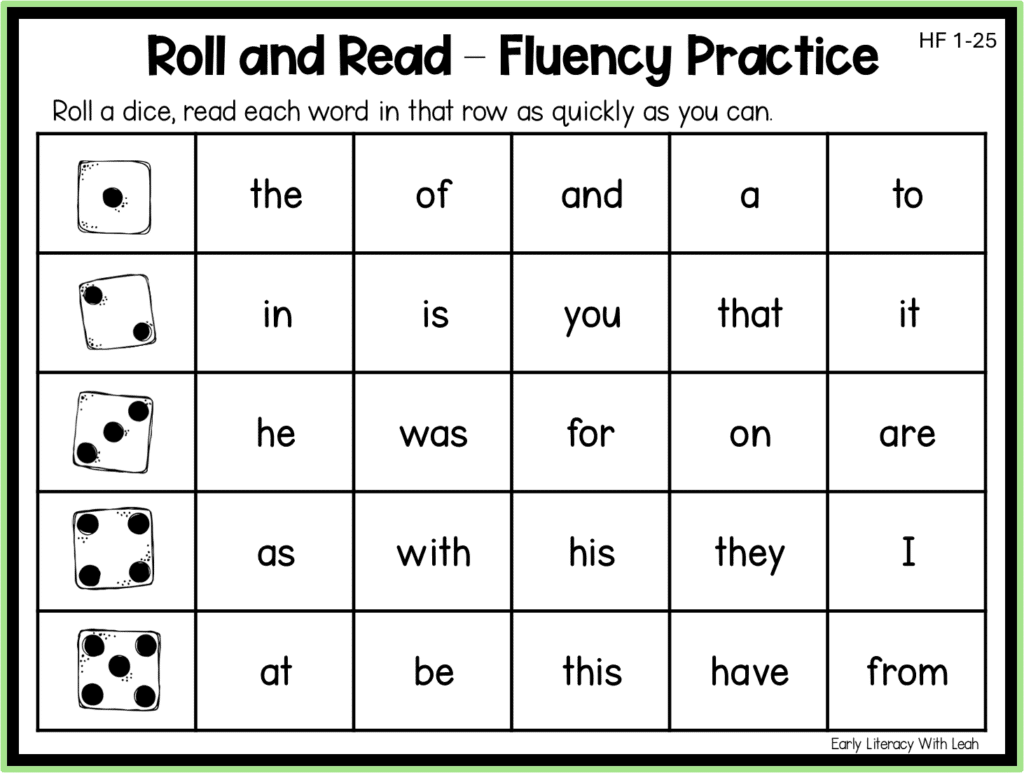 Practicing automaticity improves fluency.